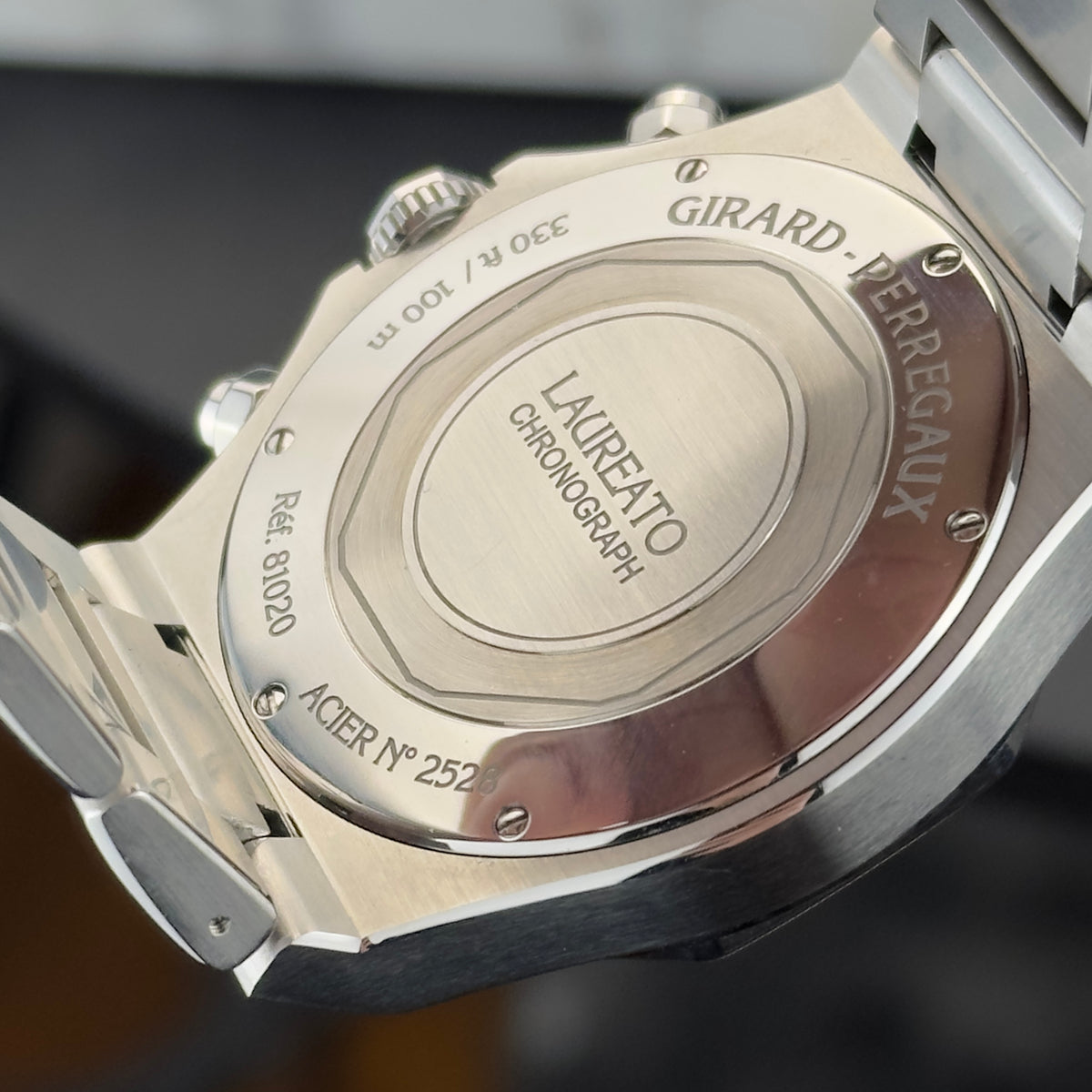 2021 Girard-Perregaux Laureato Chronograph | 81020-11-131-11A | Box & Papers