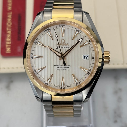 Omega Seamaster Aqua Terra 150M Master Co-Axial Steel/Gold | 231.20.39.21.02.002 | Papers