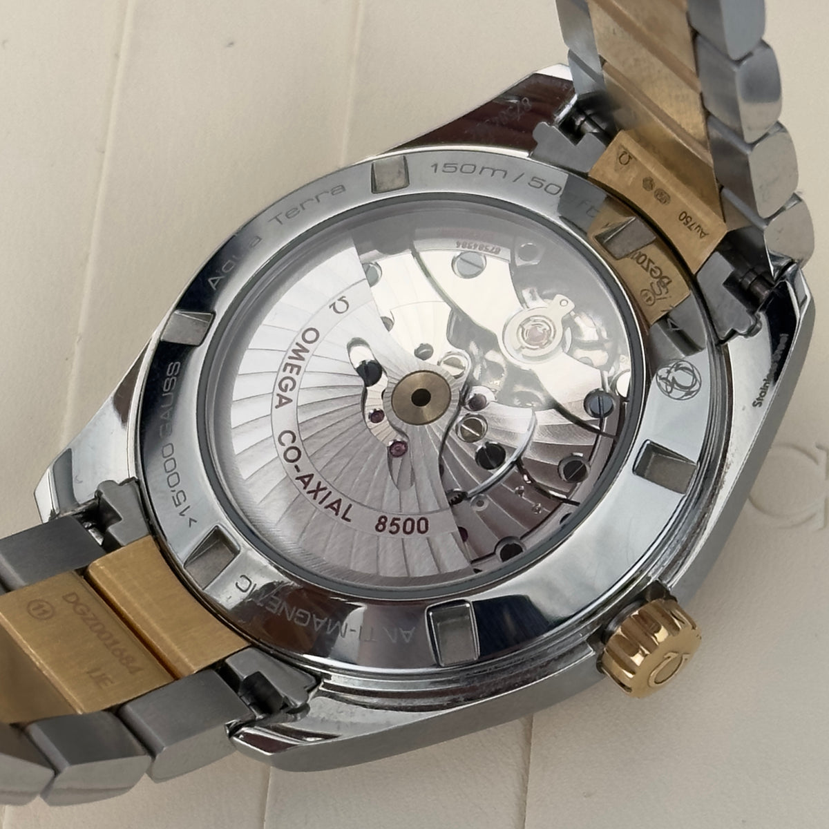 Omega Seamaster Aqua Terra 150M Master Co-Axial Steel/Gold | 231.20.39.21.02.002 | Papers