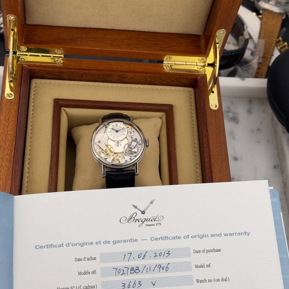 2013 Breguet Tradition | 7027BB/11/9V6 | Box & Papers