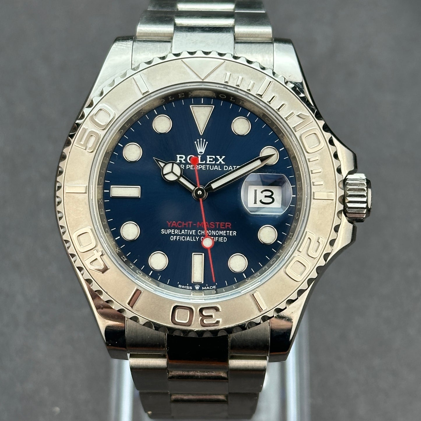 2020 Rolex Yachtmaster 126622 Rolesium Blue Dial with card