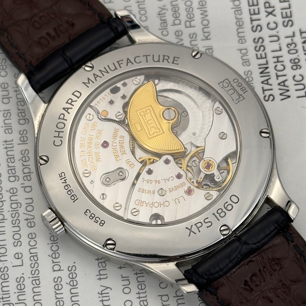 C. 2016 Chopard L.U.C. XPS 1860 | 168583-3001 | Box & Papers