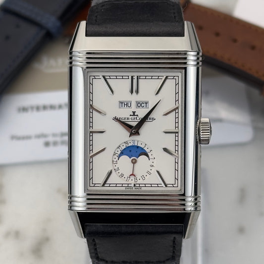 2022 Jaeger-LeCoultre Reverso Tribute Duoface Calendar | Q3918420 | Box, Papers, 2 extra straps
