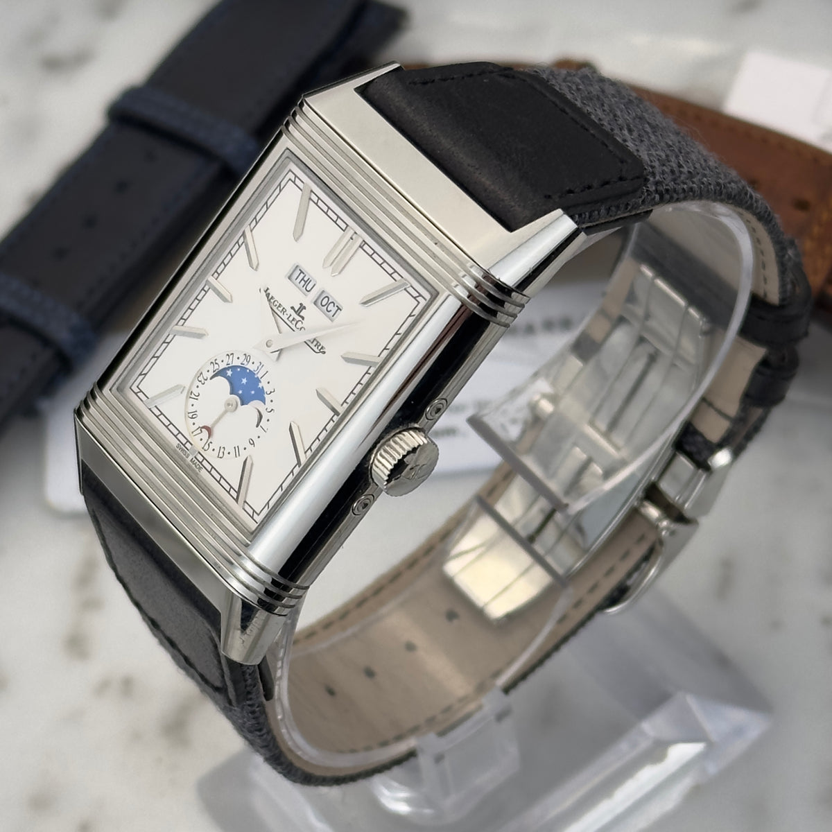 2022 Jaeger-LeCoultre Reverso Tribute Duoface Calendar | Q3918420 | Box, Papers, 2 extra straps