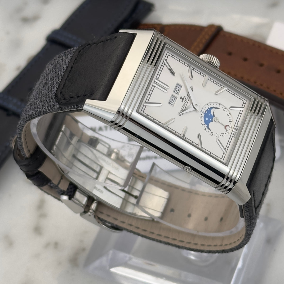 2022 Jaeger-LeCoultre Reverso Tribute Duoface Calendar | Q3918420 | Box, Papers, 2 extra straps