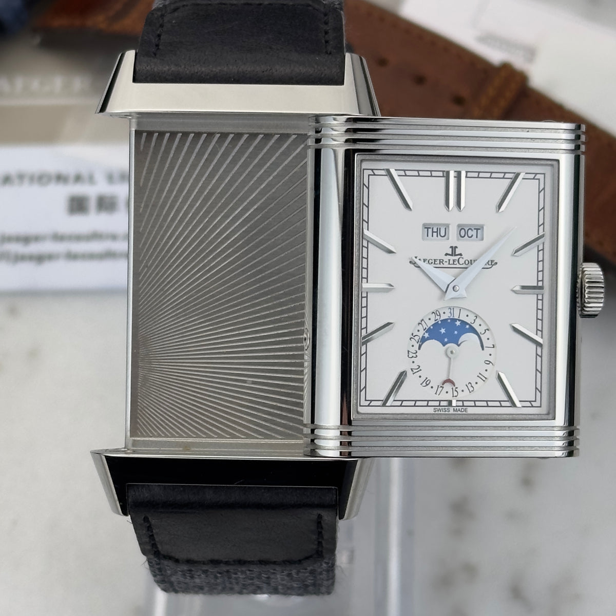 2022 Jaeger-LeCoultre Reverso Tribute Duoface Calendar | Q3918420 | Box, Papers, 2 extra straps