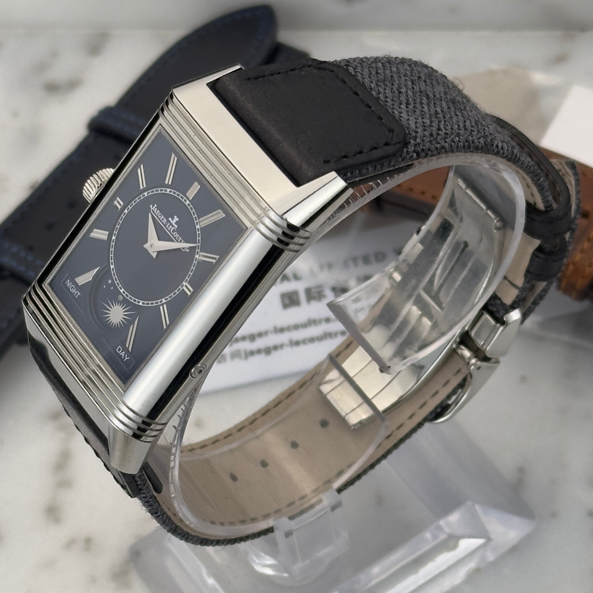 2022 Jaeger-LeCoultre Reverso Tribute Duoface Calendar | Q3918420 | Box, Papers, 2 extra straps