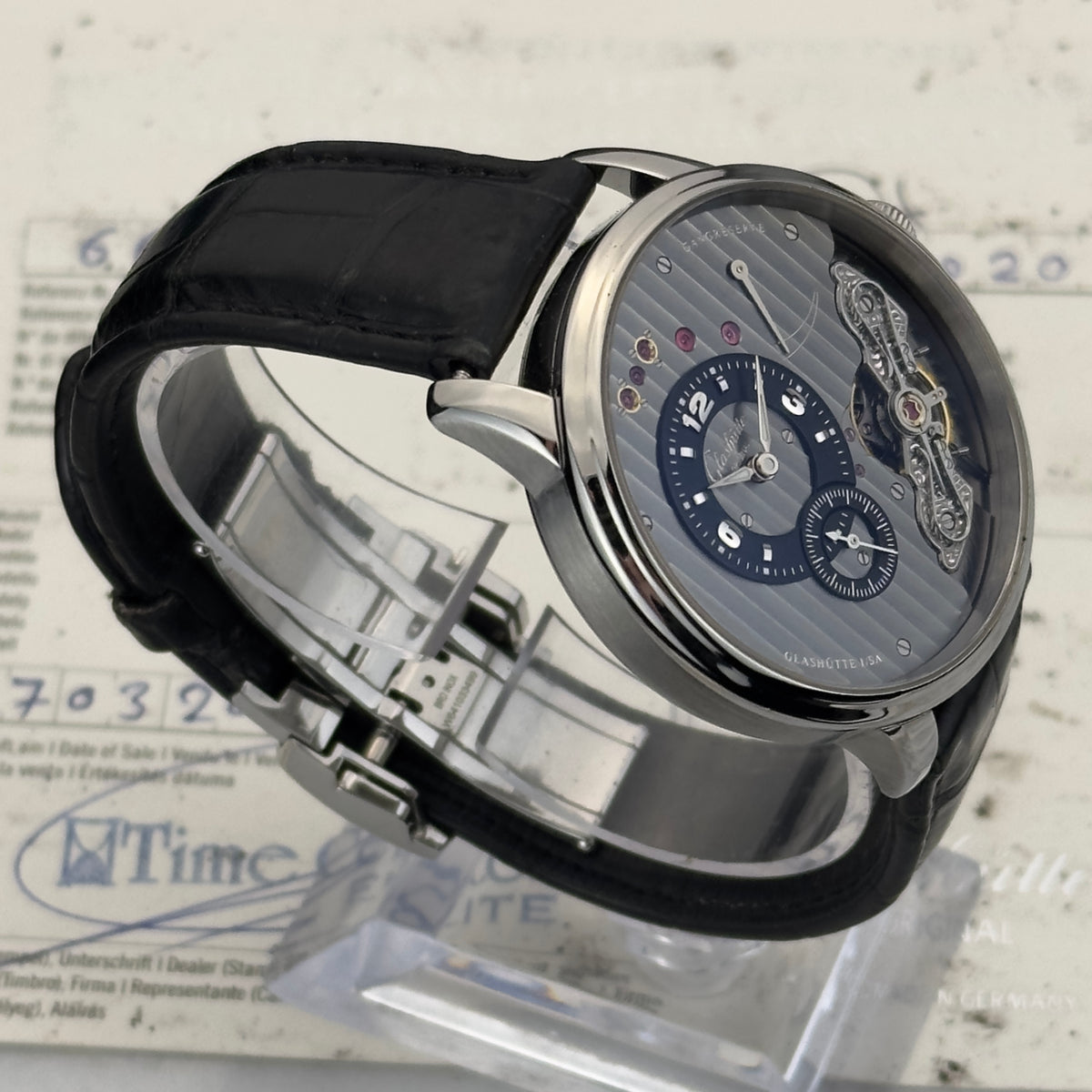 2014 Glashütte Original PanoInverse XL | 1-66-06-04-22-05 | Box & Papers