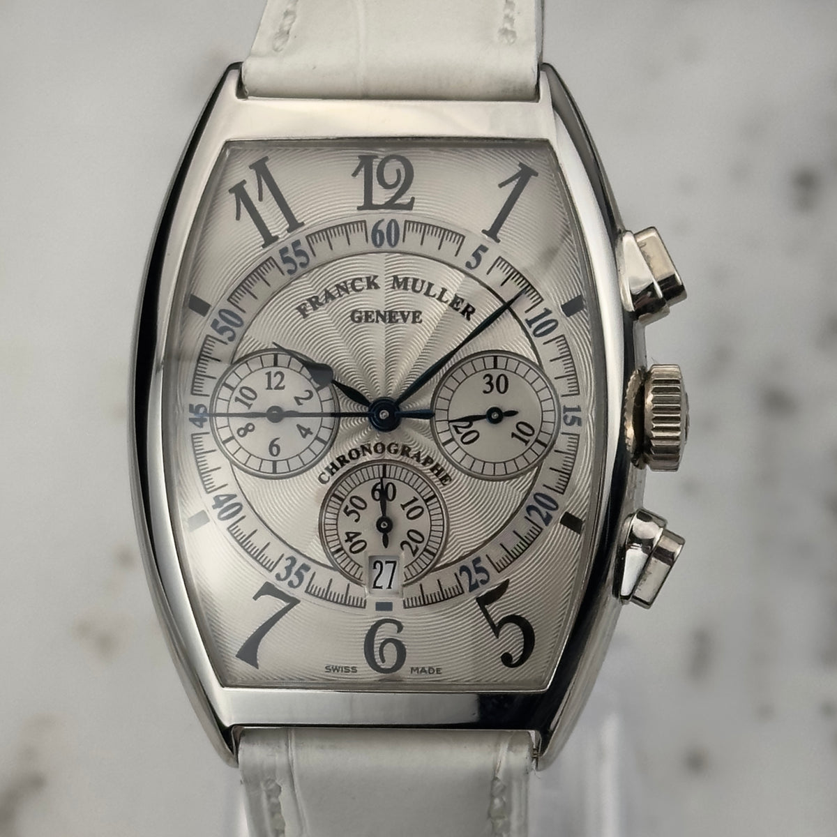 Franck Muller Cintree Curvex Chronograph Platinum | 6850 CC AT