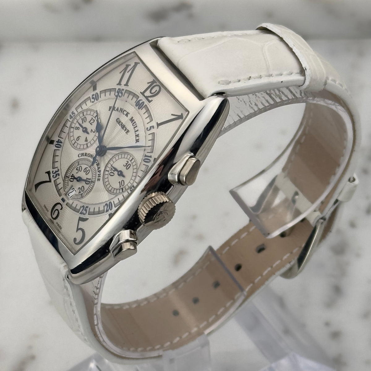 Franck Muller Cintree Curvex Chronograph Platinum | 6850 CC AT