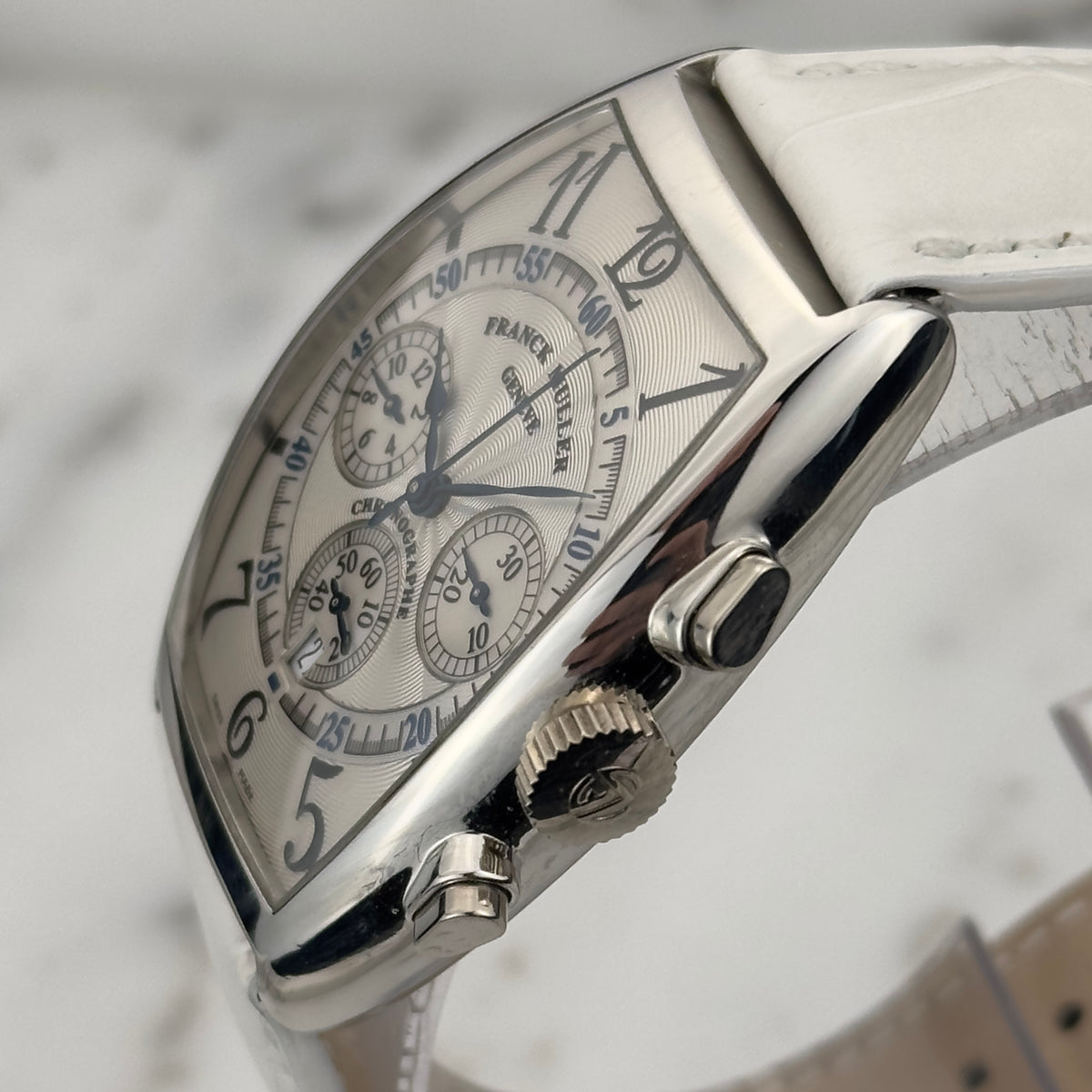 Franck Muller Cintree Curvex Chronograph Platinum | 6850 CC AT