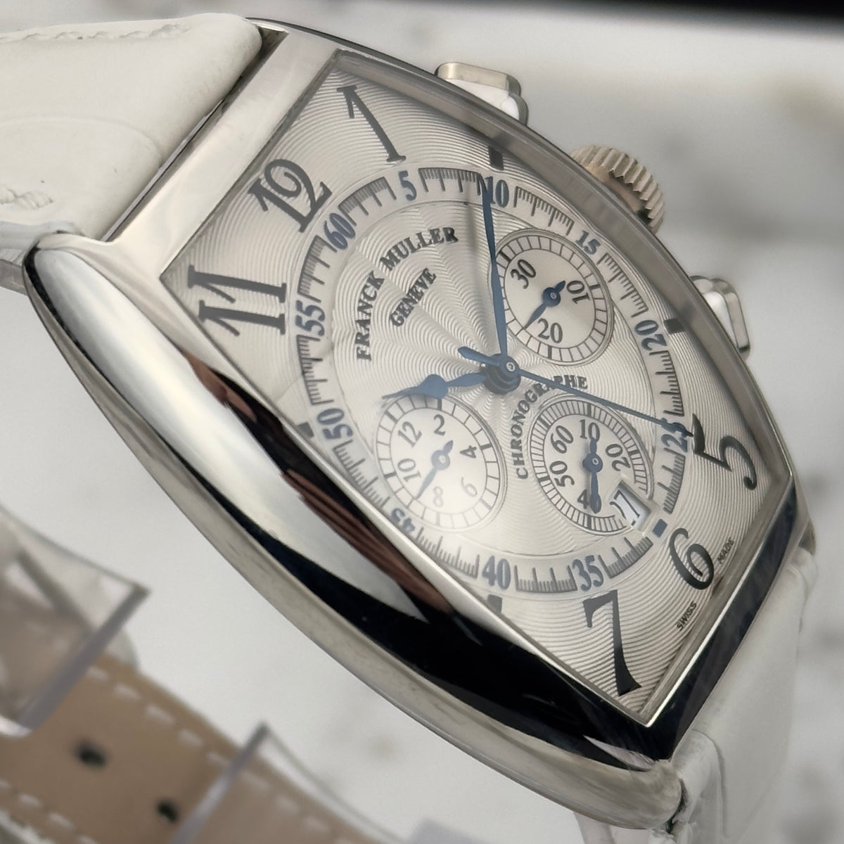Franck Muller Cintree Curvex Chronograph Platinum | 6850 CC AT