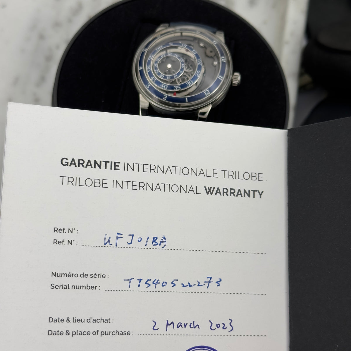 2023 Trilobe Une Folle Journée Blue | UFJ01BA | Full Set