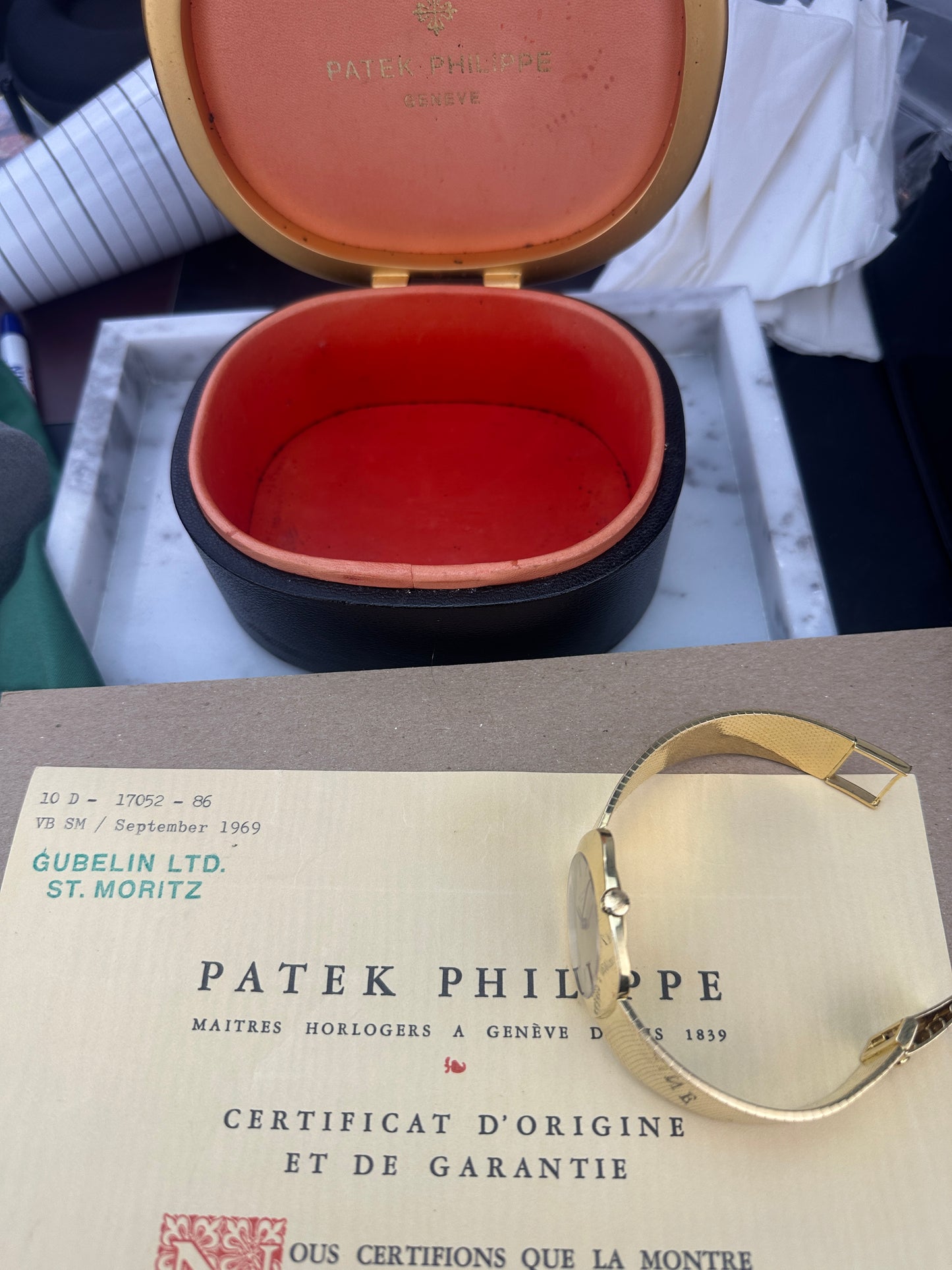 1969 Patek Philippe 3543/2 with original papers