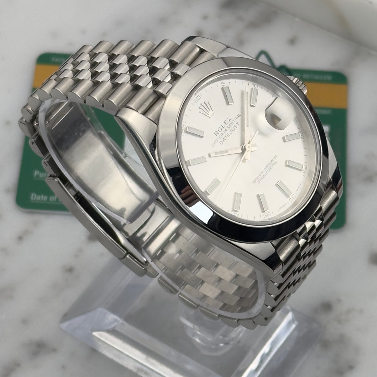 Rolex Datejust 41mm Silver Dial | 126300 | Papers