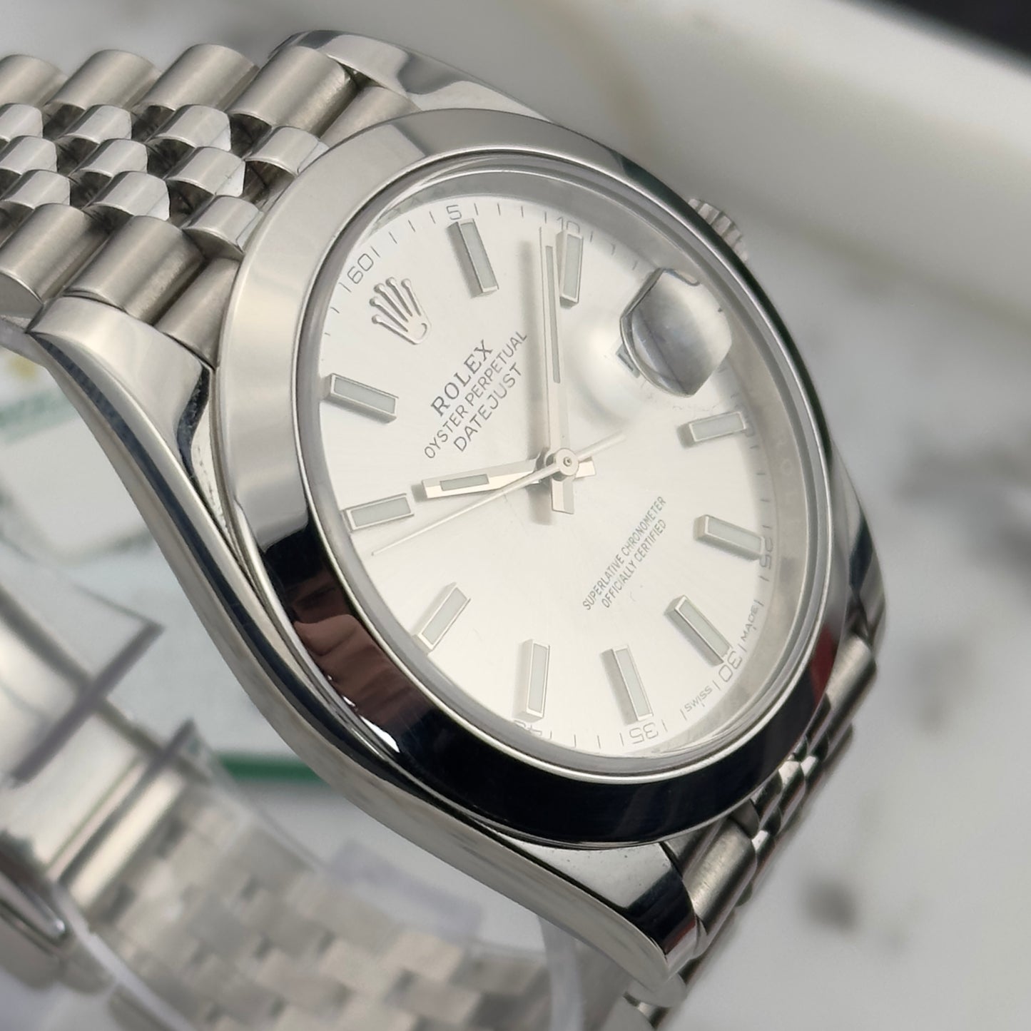 Rolex Datejust 41mm Silver Dial | 126300 | Papers