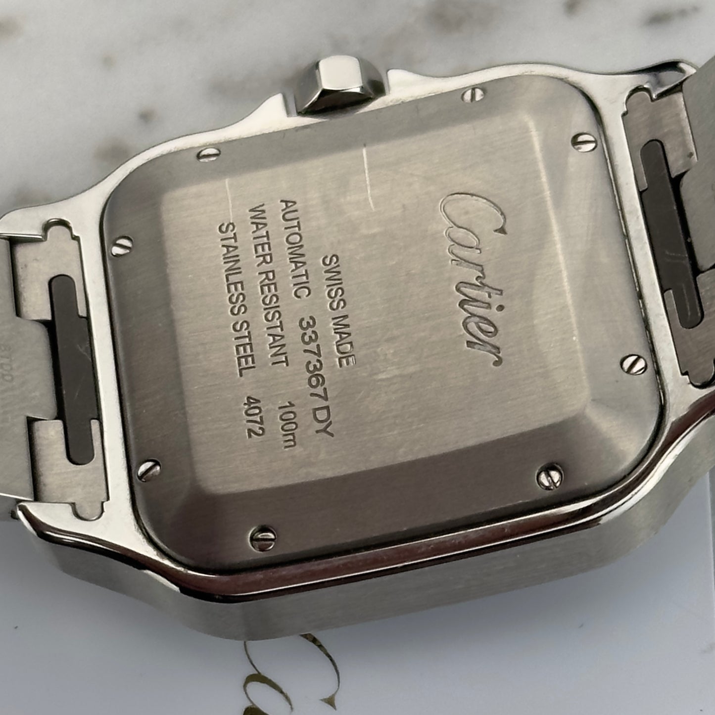 Cartier Santos de Cartier Large Blue Dial | WSSA0030 | Papers