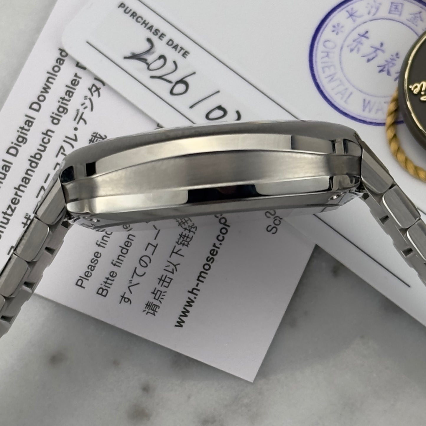 2026 H. Moser & Cie Streamliner Purple Haze | 6201-1201 | Full Set