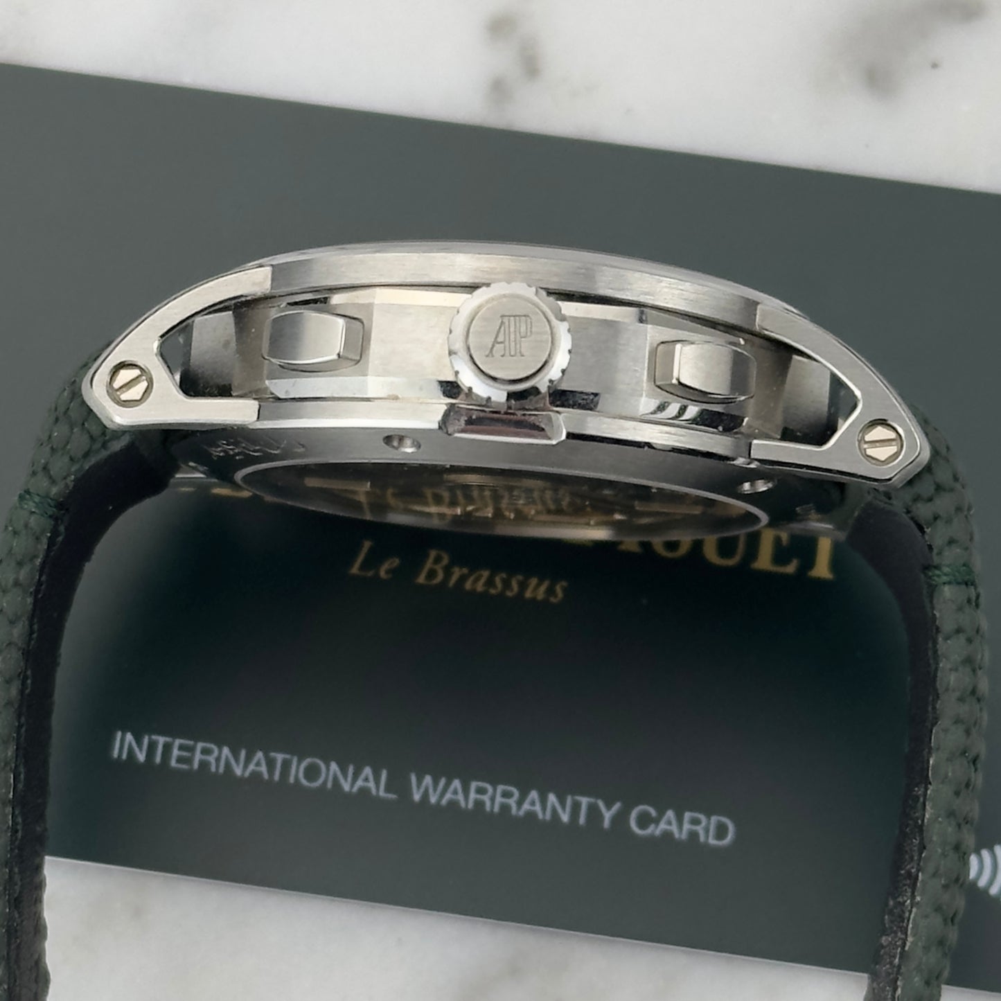 Audemars Piguet Code 11.59 Green Chronograph | 26393ST.OO.A056KB.01 | Card