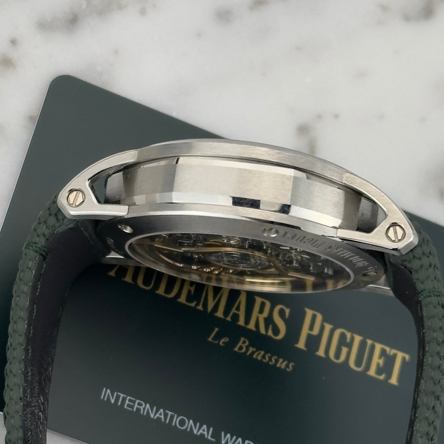 Audemars Piguet Code 11.59 Green Chronograph | 26393ST.OO.A056KB.01 | Card