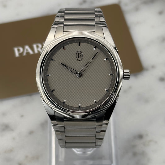 2022 Parmigiani Fleurier Tonda PF Automatic 36 Silver Sand | PFC-804-1020001-100182-EN | Full Set