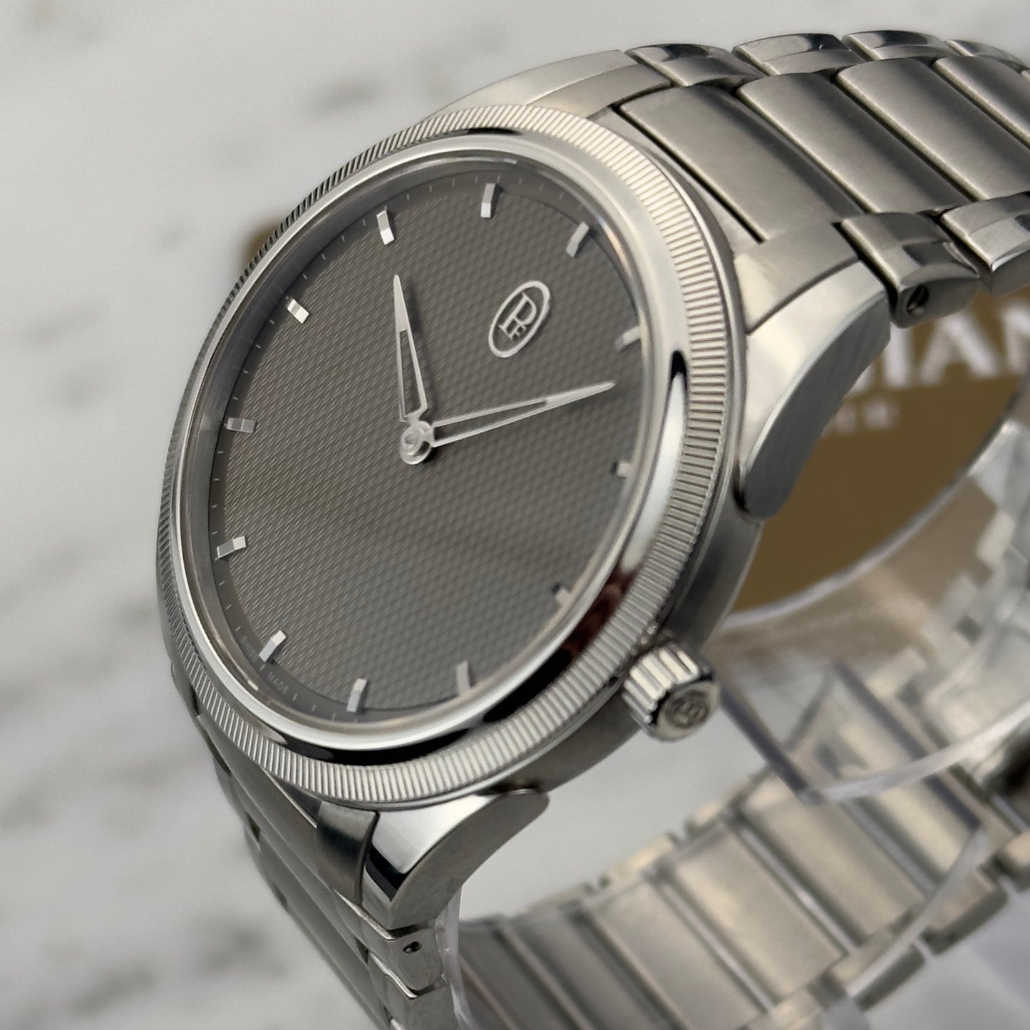 2022 Parmigiani Fleurier Tonda PF Automatic 36 Silver Sand | PFC-804-1020001-100182-EN | Full Set