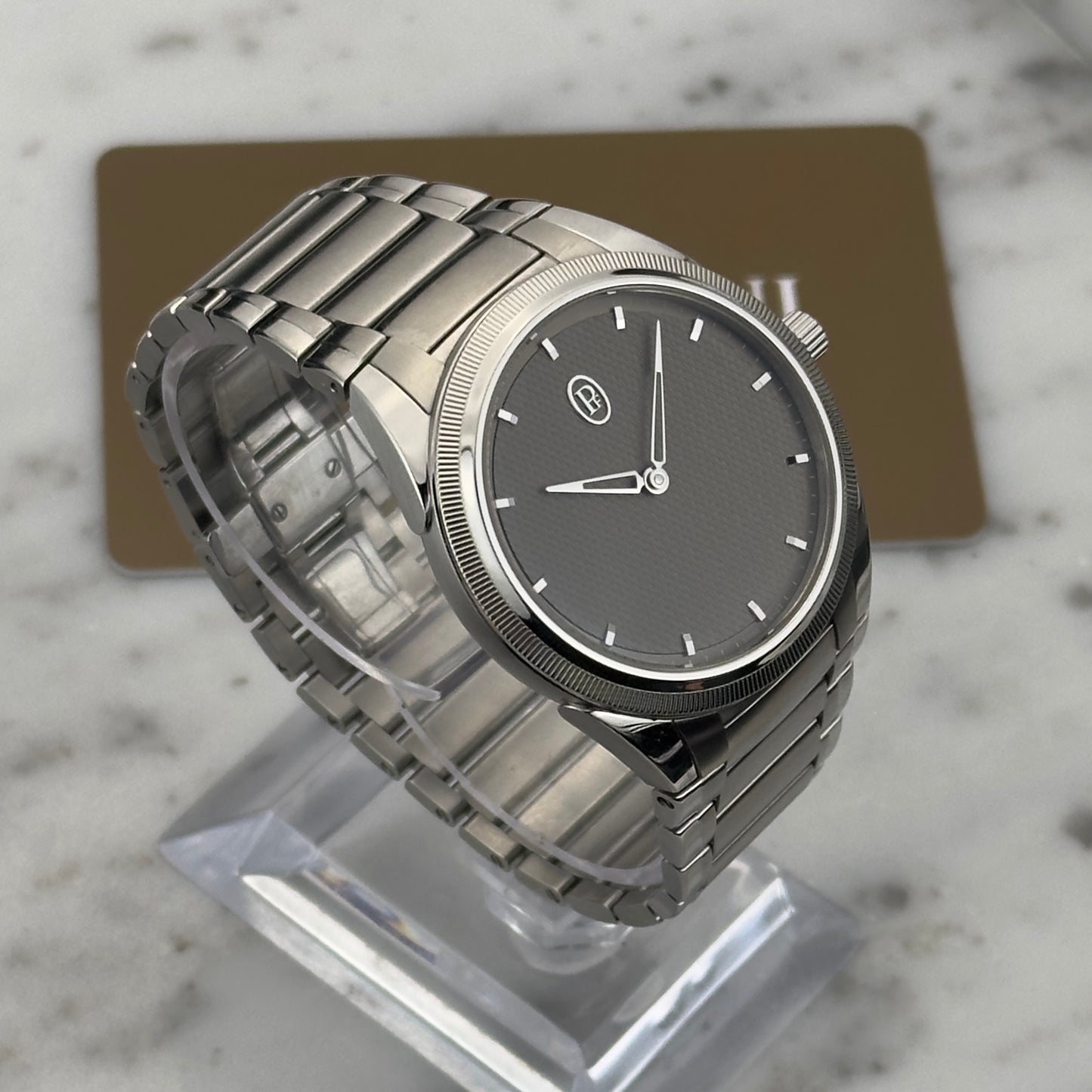 2022 Parmigiani Fleurier Tonda PF Automatic 36 Silver Sand | PFC-804-1020001-100182-EN | Full Set