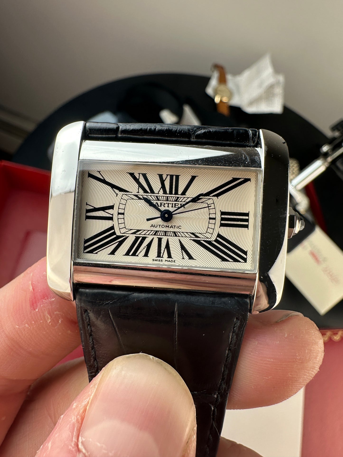 2003 Cartier Tank Divan 2612 with box and papers