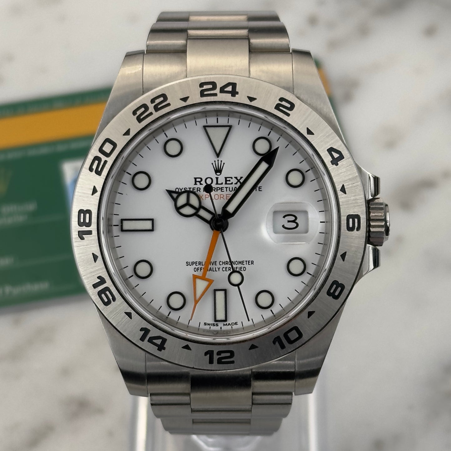 2019 Rolex Explorer II Polar | 216570 | Card