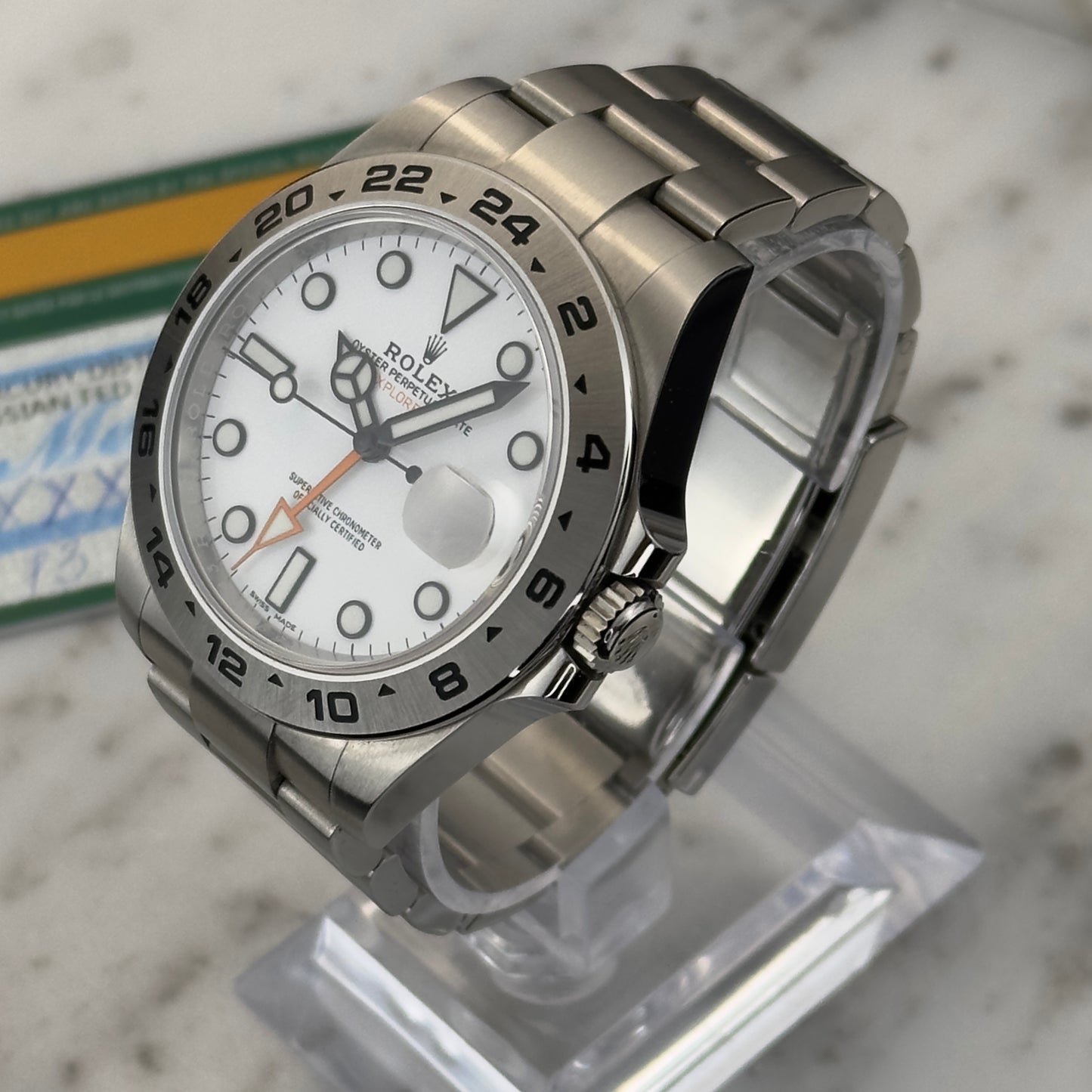 2019 Rolex Explorer II Polar | 216570 | Card