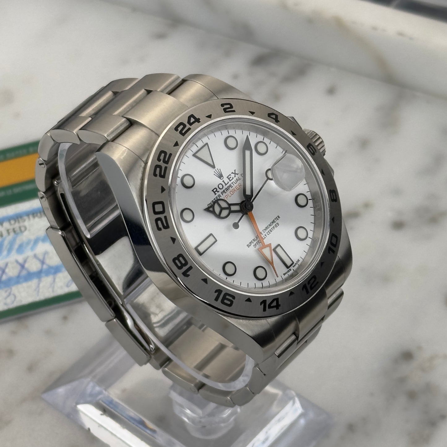 2019 Rolex Explorer II Polar | 216570 | Card