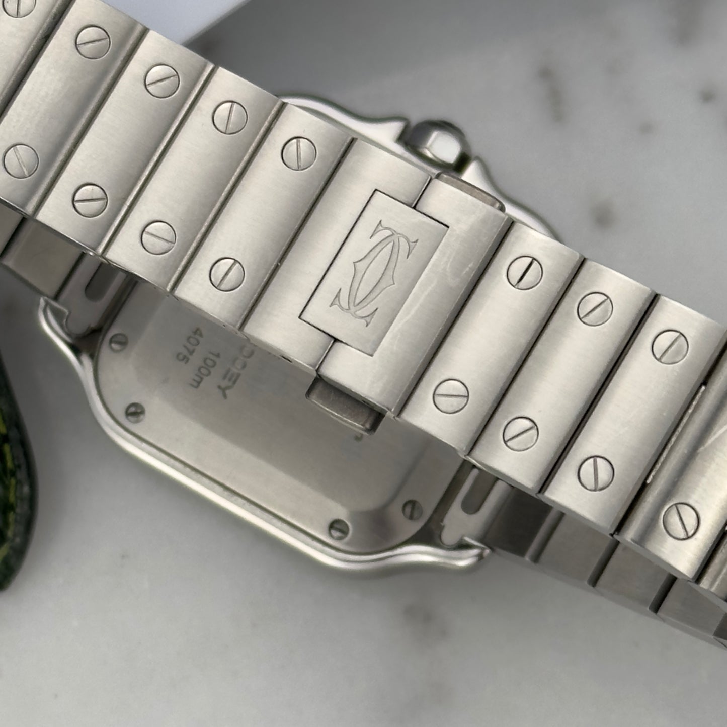 2023 Cartier Santos Medium Green | WSSA0061 | Full Set