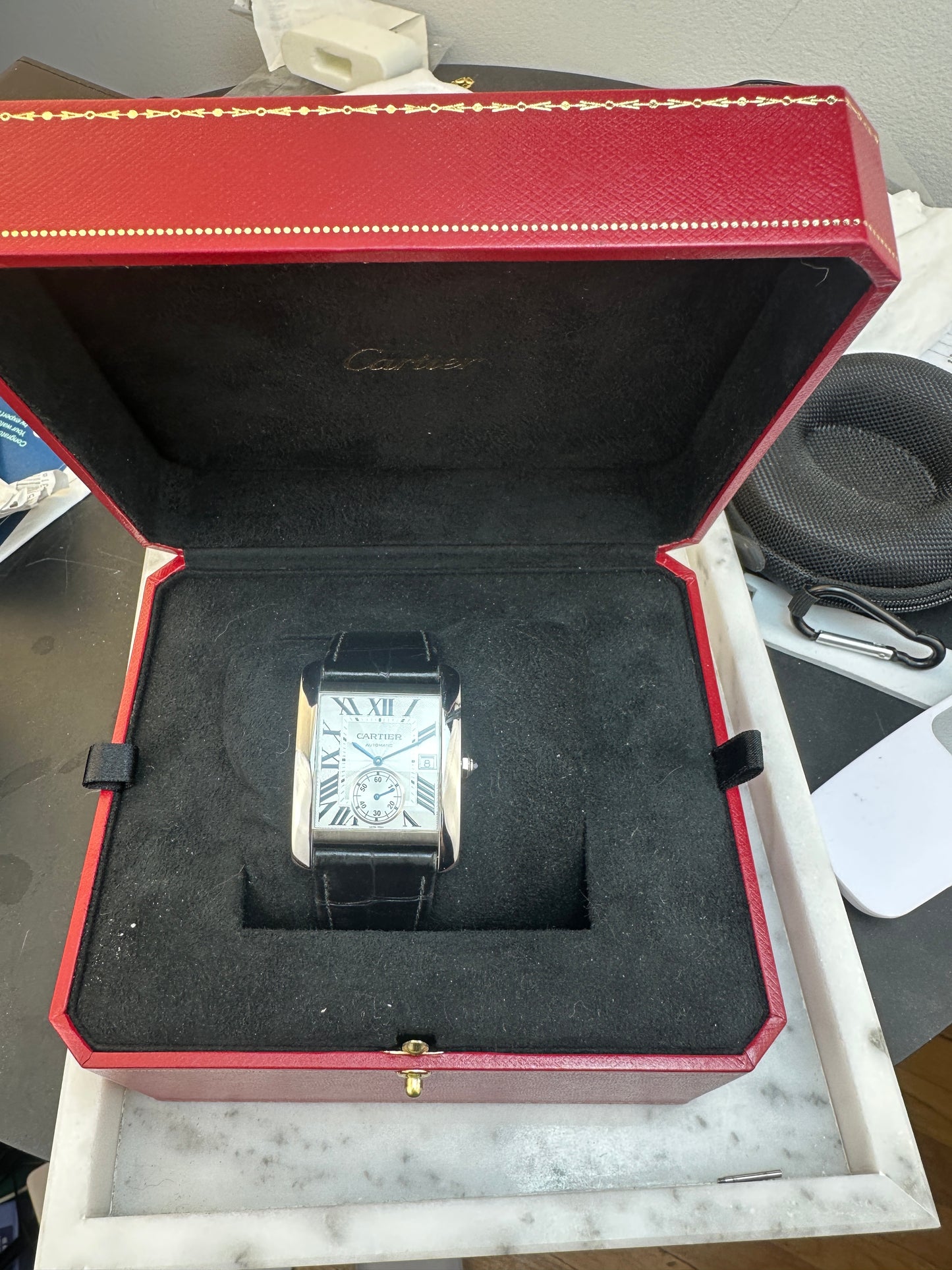 Cartier Tank MC White Dial W5330003 with box