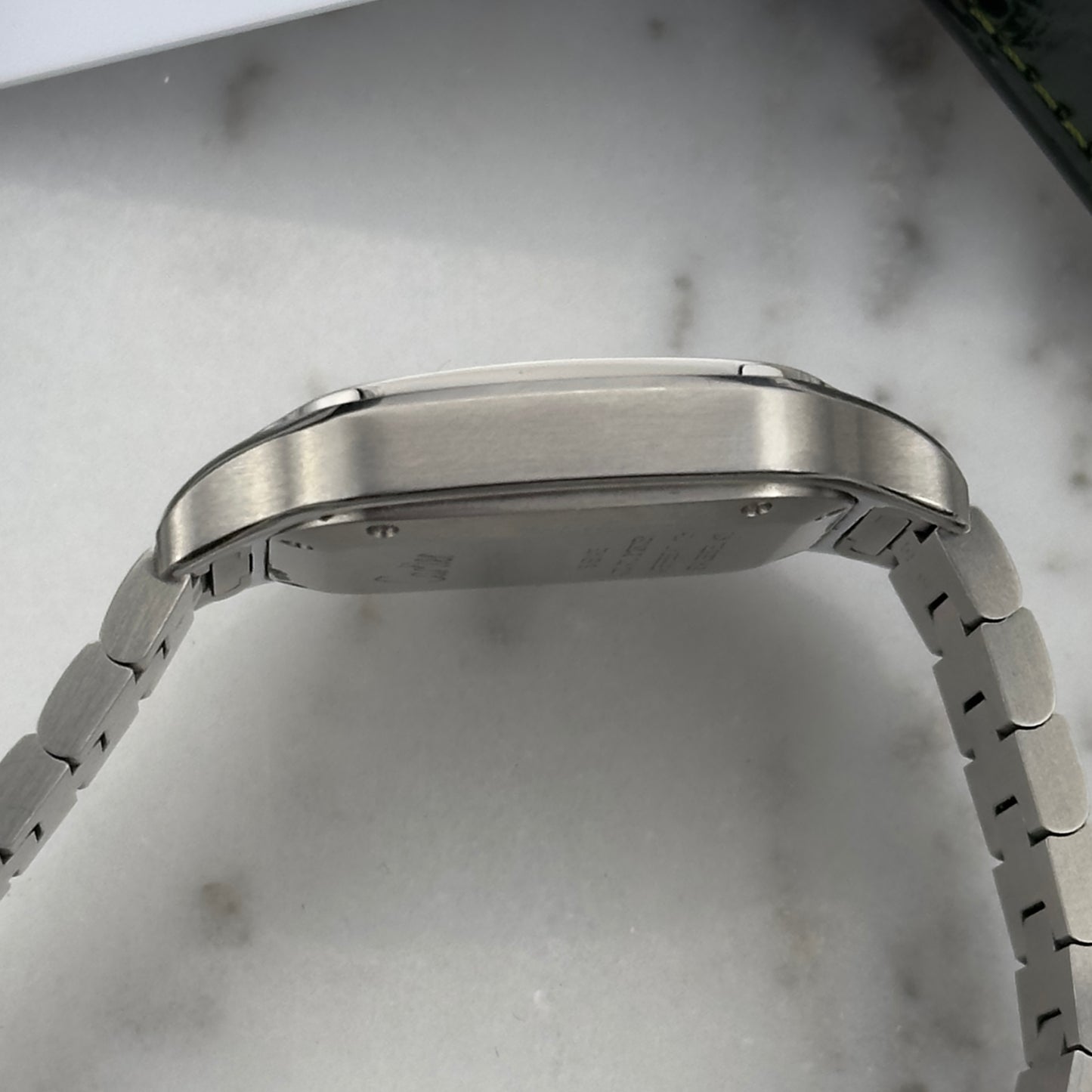 2023 Cartier Santos Medium Green | WSSA0061 | Full Set