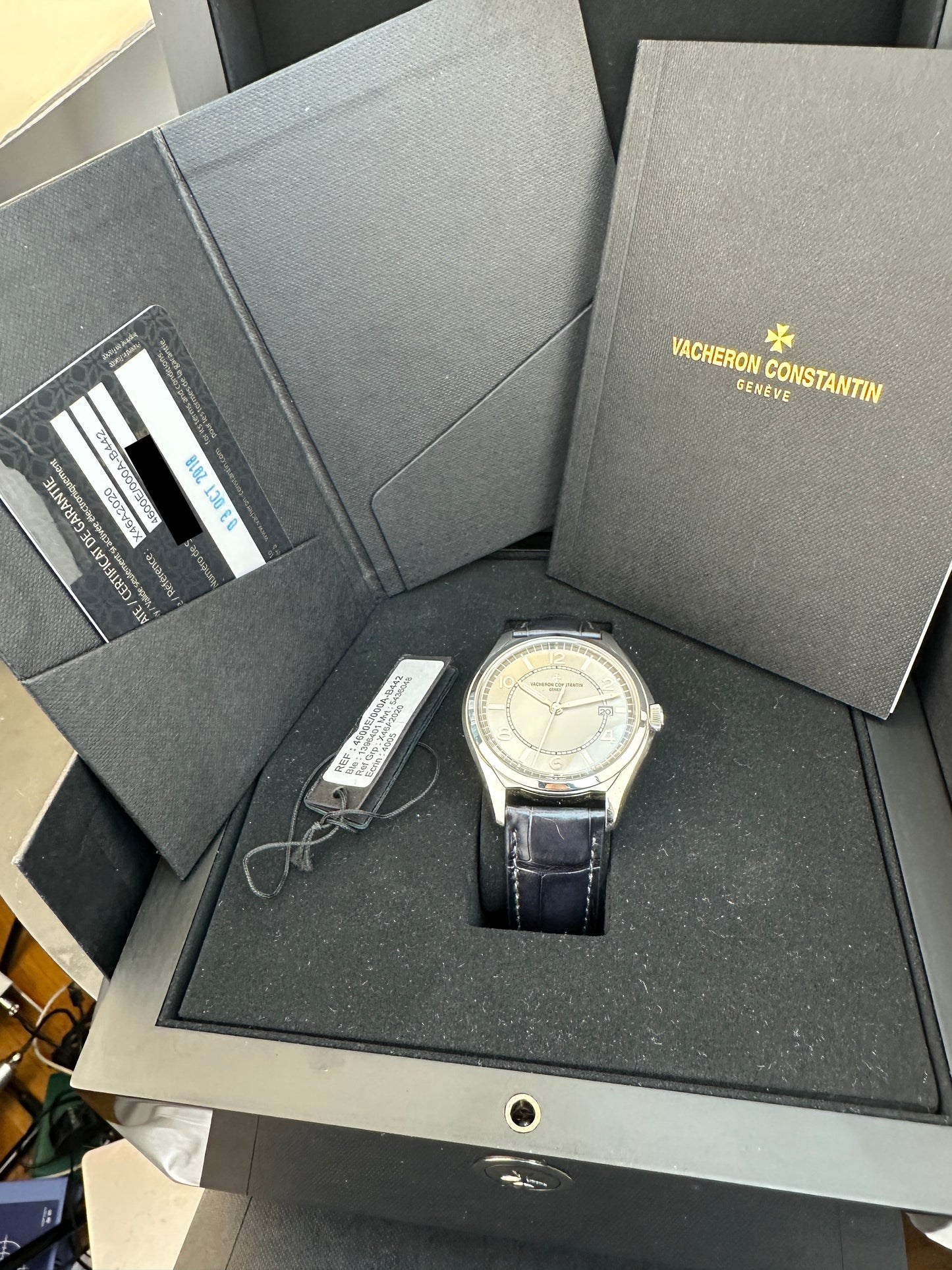2018 Vacheron Constantin FiftySix 4600E/000A-B442, full kit