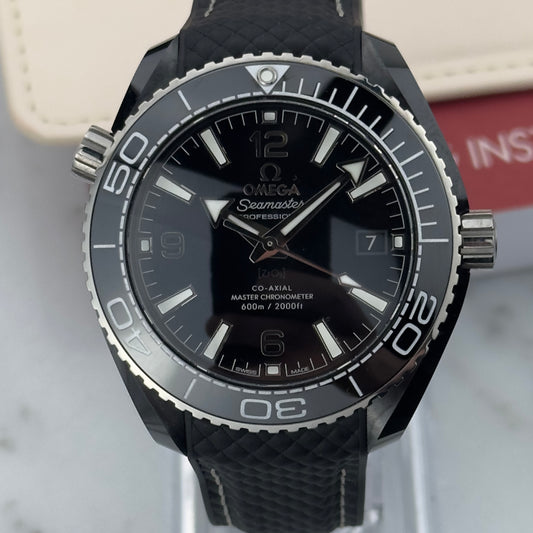 2023 Omega Seamaster Planet Ocean 600M Ceramic | 215.92.40.20.01.001 | Full Set