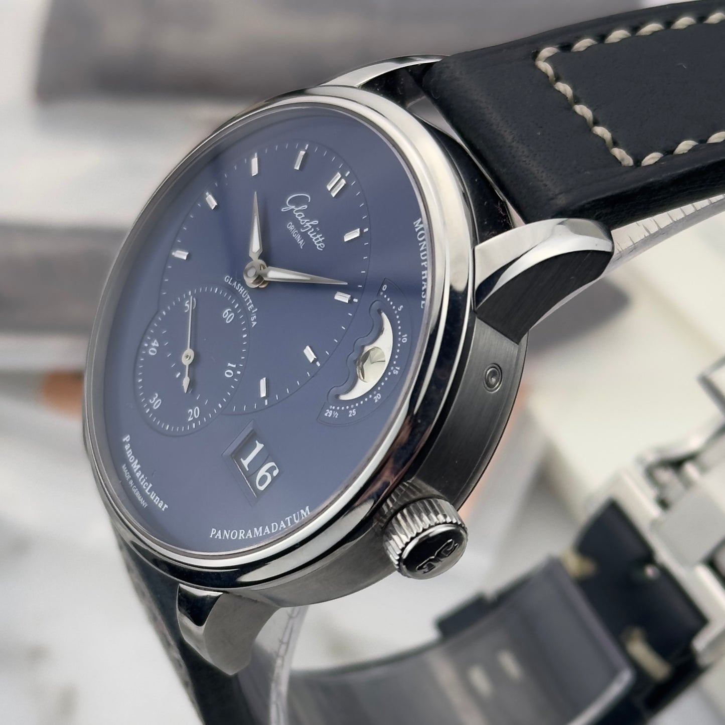 2023 Glashütte Original PanomaticLunar Blue | 1-90-02-46-32-61 | Full Set