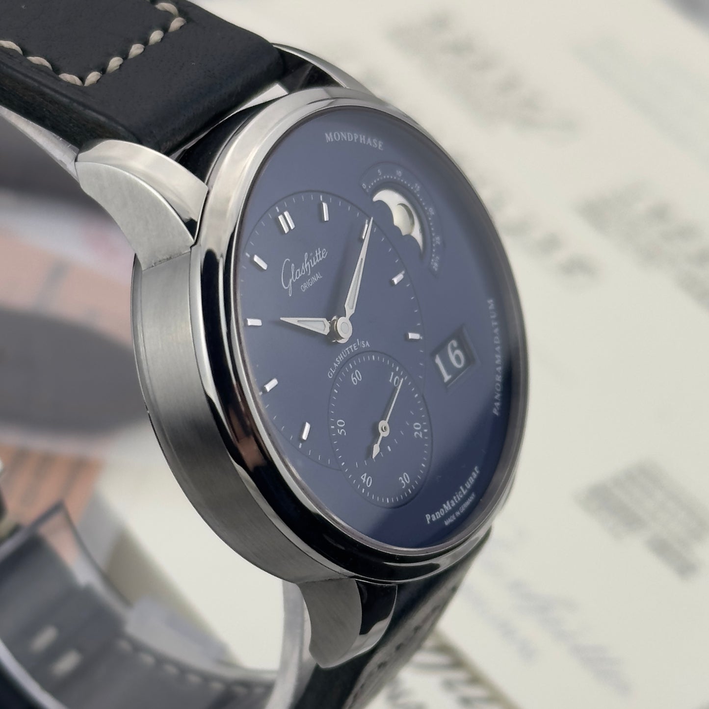 2023 Glashütte Original PanomaticLunar Blue | 1-90-02-46-32-61 | Full Set