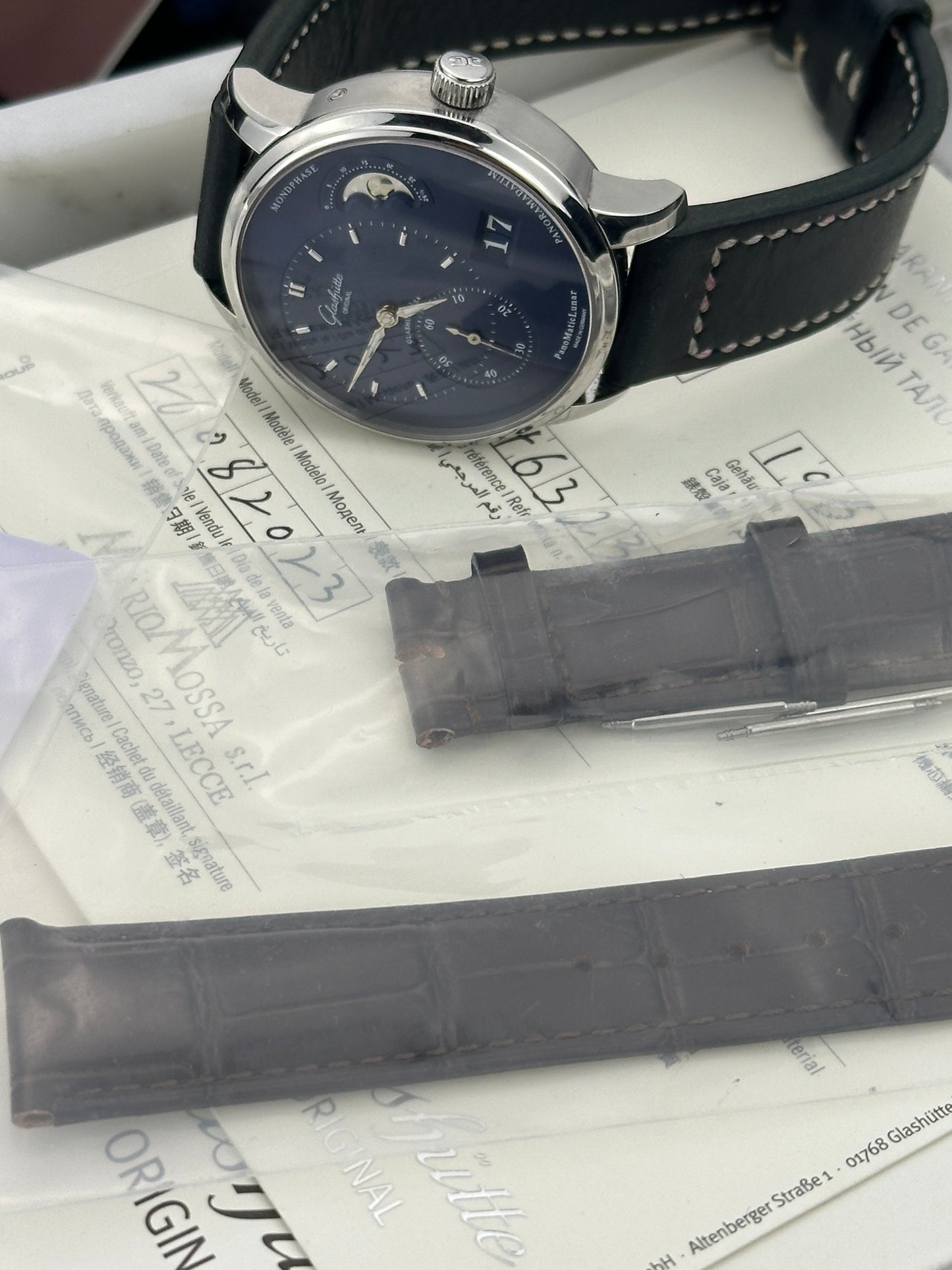 2023 Glashütte Original PanomaticLunar Blue | 1-90-02-46-32-61 | Full Set