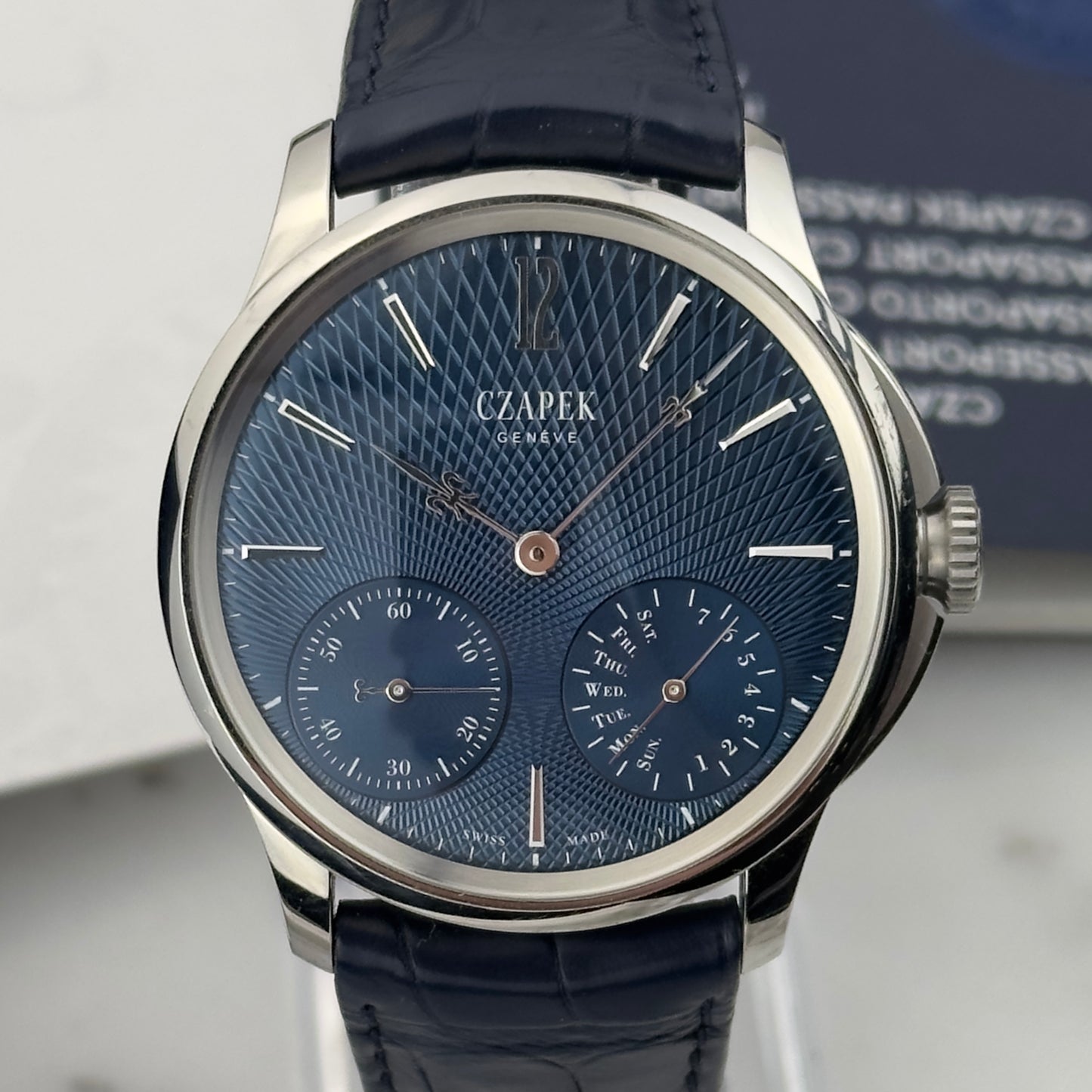 2024 Czapek Quai des Bergues Double Soleil Aqua Blue |  N°17 | Full Set