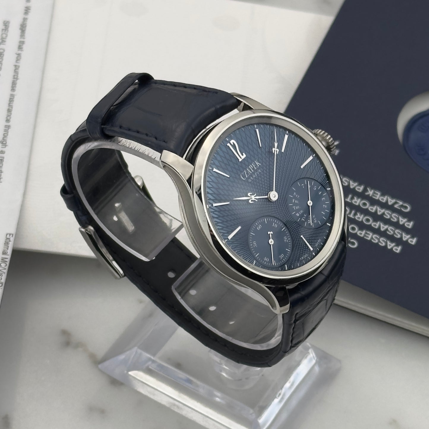 2024 Czapek Quai des Bergues Double Soleil Aqua Blue |  N°17 | Full Set