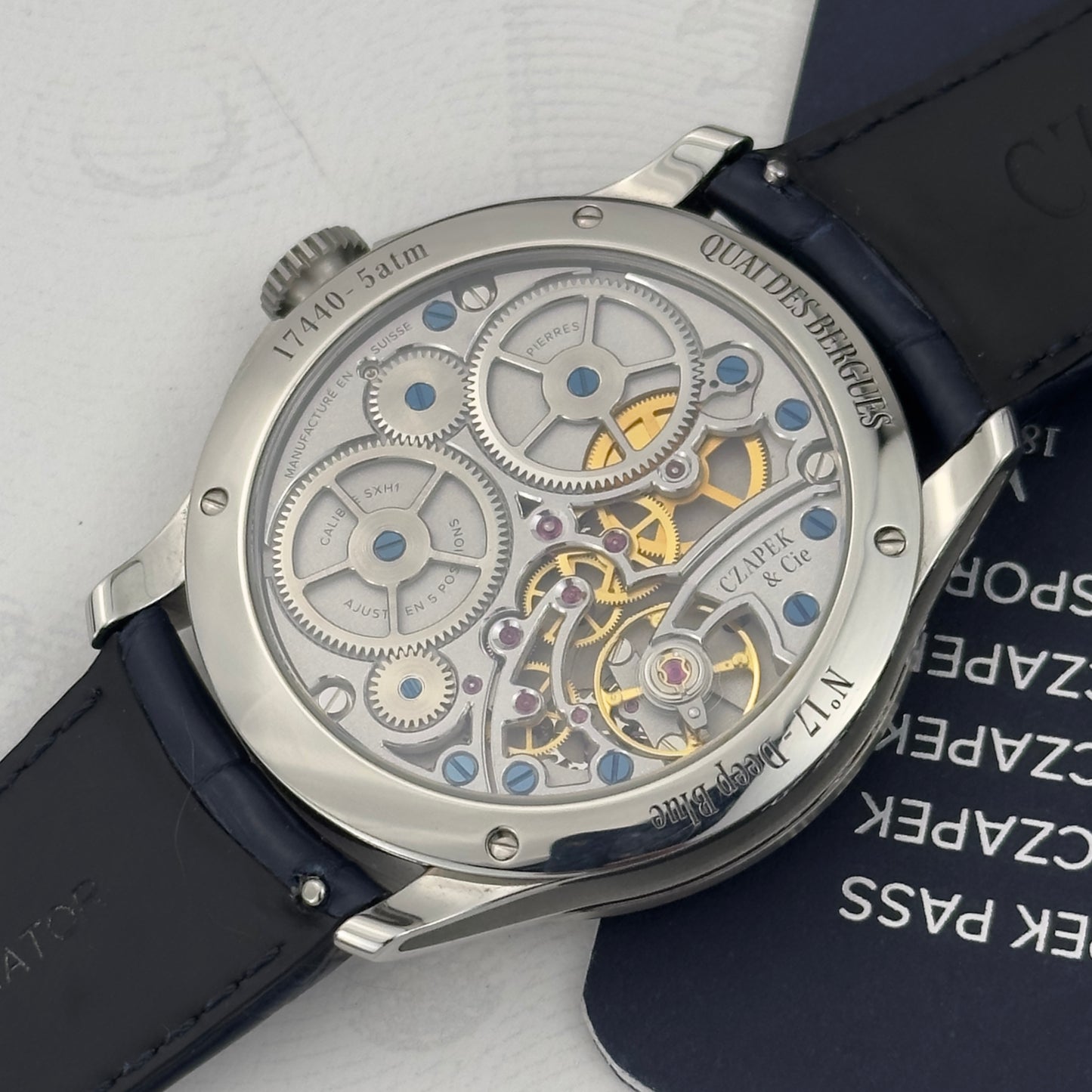 2024 Czapek Quai des Bergues Double Soleil Aqua Blue |  N°17 | Full Set