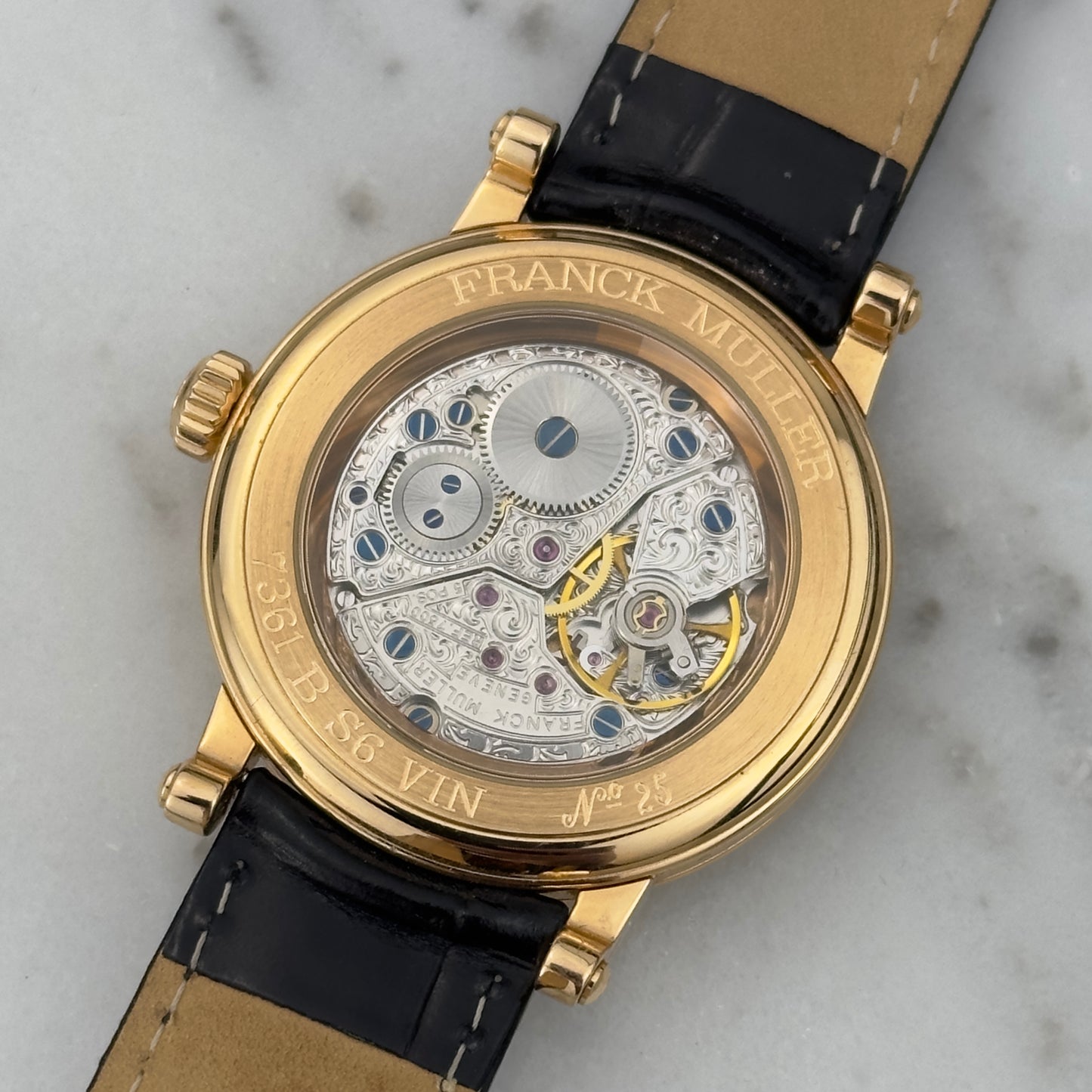 Franck Muller 36 Round Gold Small Seconds | 7361 B S6