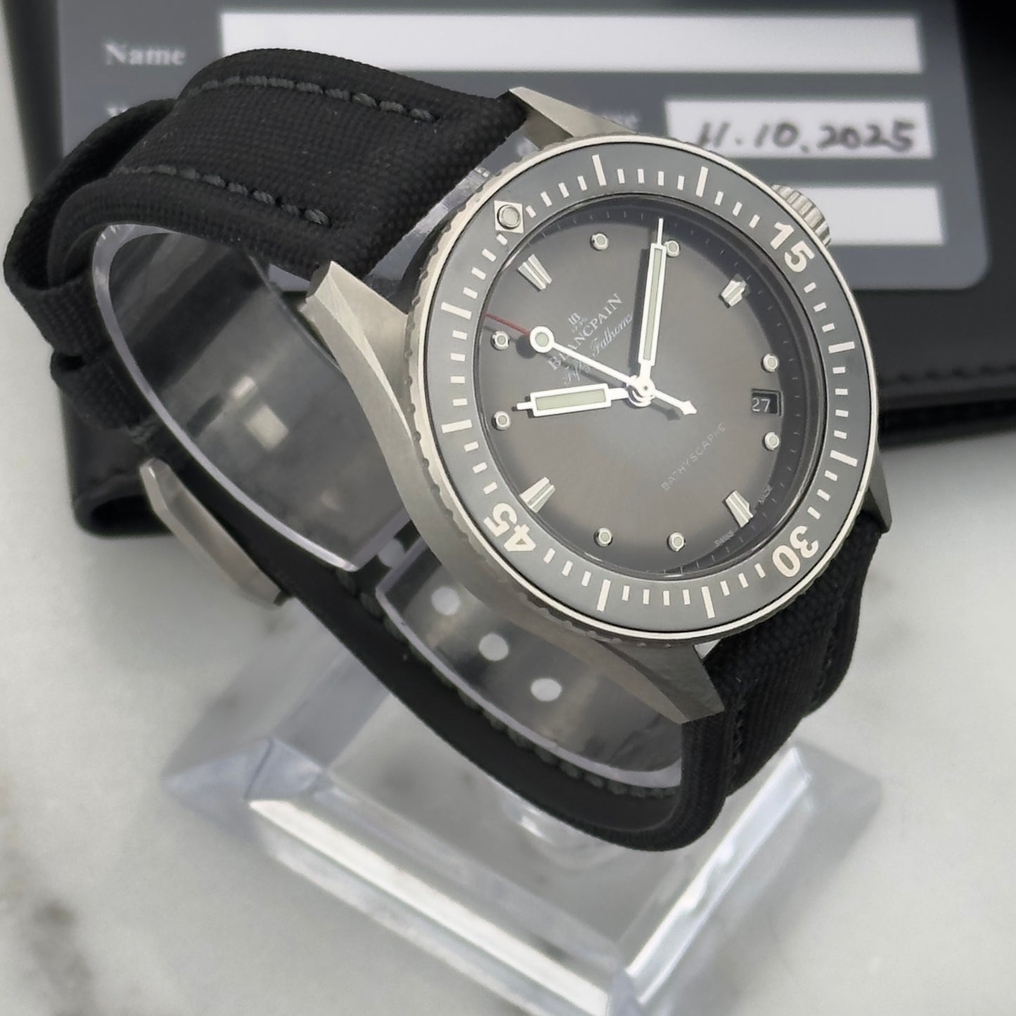 2025 Blancpain Fifty Fathoms Bathyscaphe | 5100B-1110-B52A | Full Set
