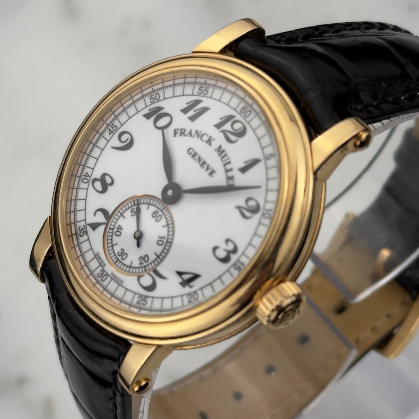 Franck Muller 36 Round Gold Small Seconds | 7361 B S6