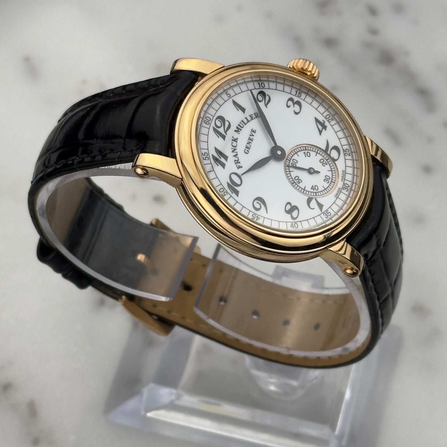 Franck Muller 36 Round Gold Small Seconds | 7361 B S6