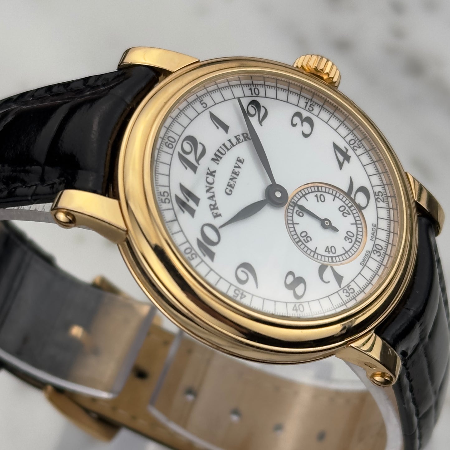Franck Muller 36 Round Gold Small Seconds | 7361 B S6