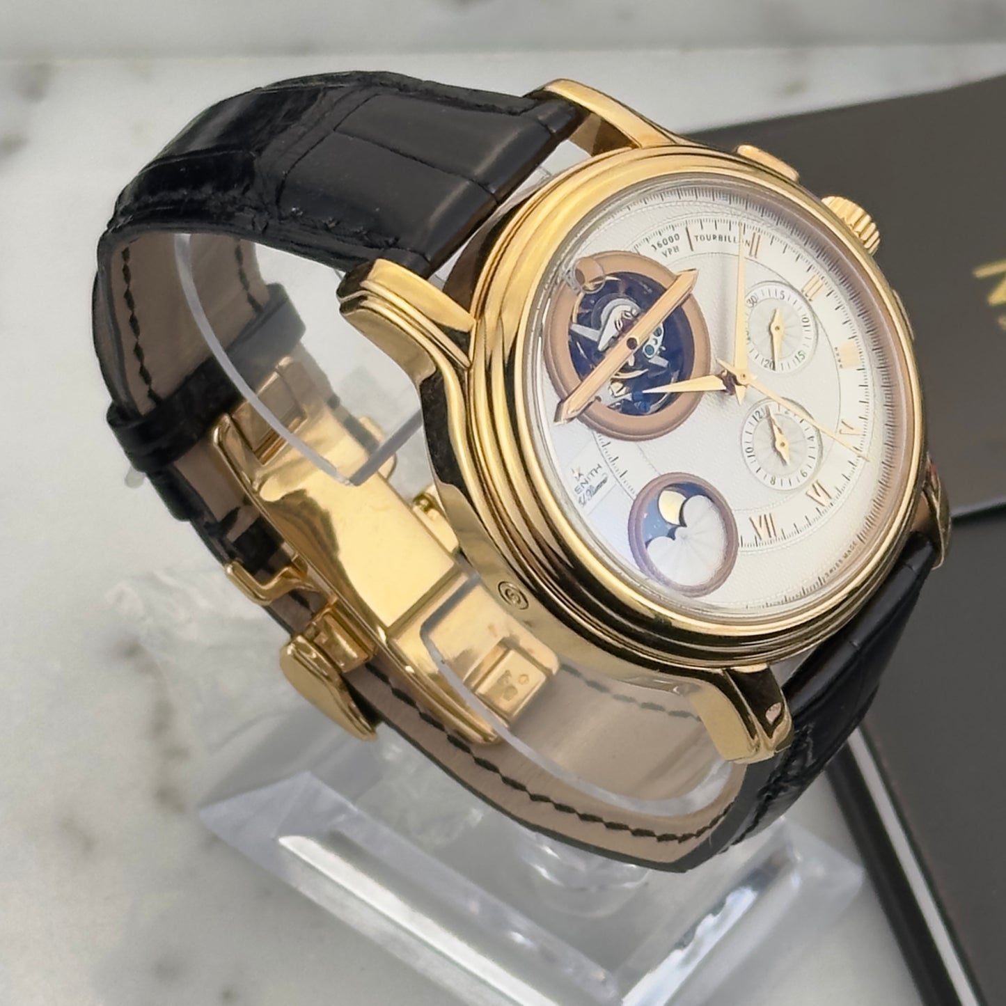 2008 Zenith El Primero Chronomaster Tourbillon Moonphase Rose Gold | 18.1260.4034-02.C505 | Full Set