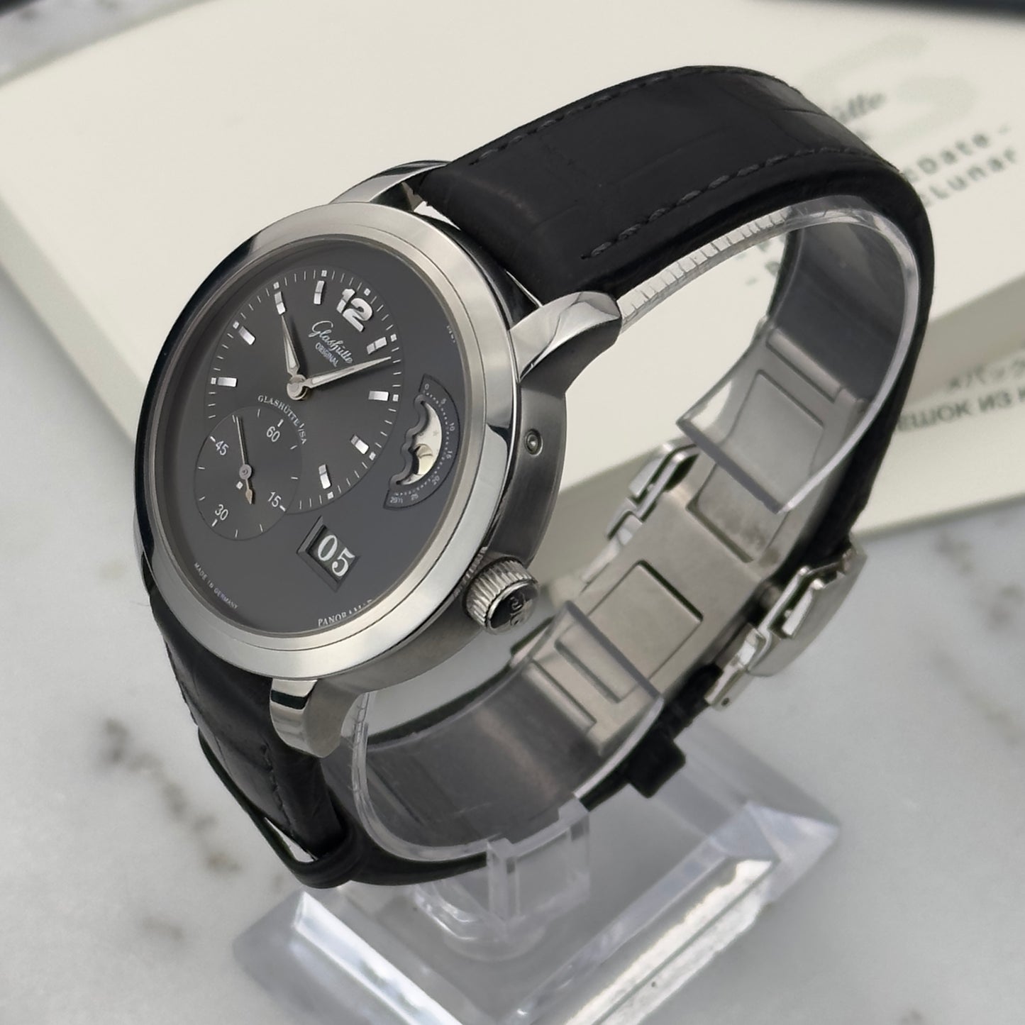Glashütte Original PanomaticLunar | 1-90-02-36-12-05 | Full Set