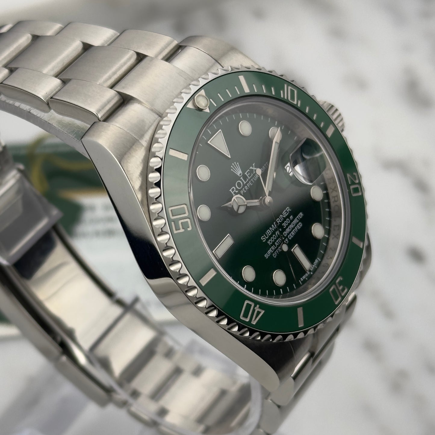 2011 Rolex Submariner Date "Hulk" | 116610LV | With Card